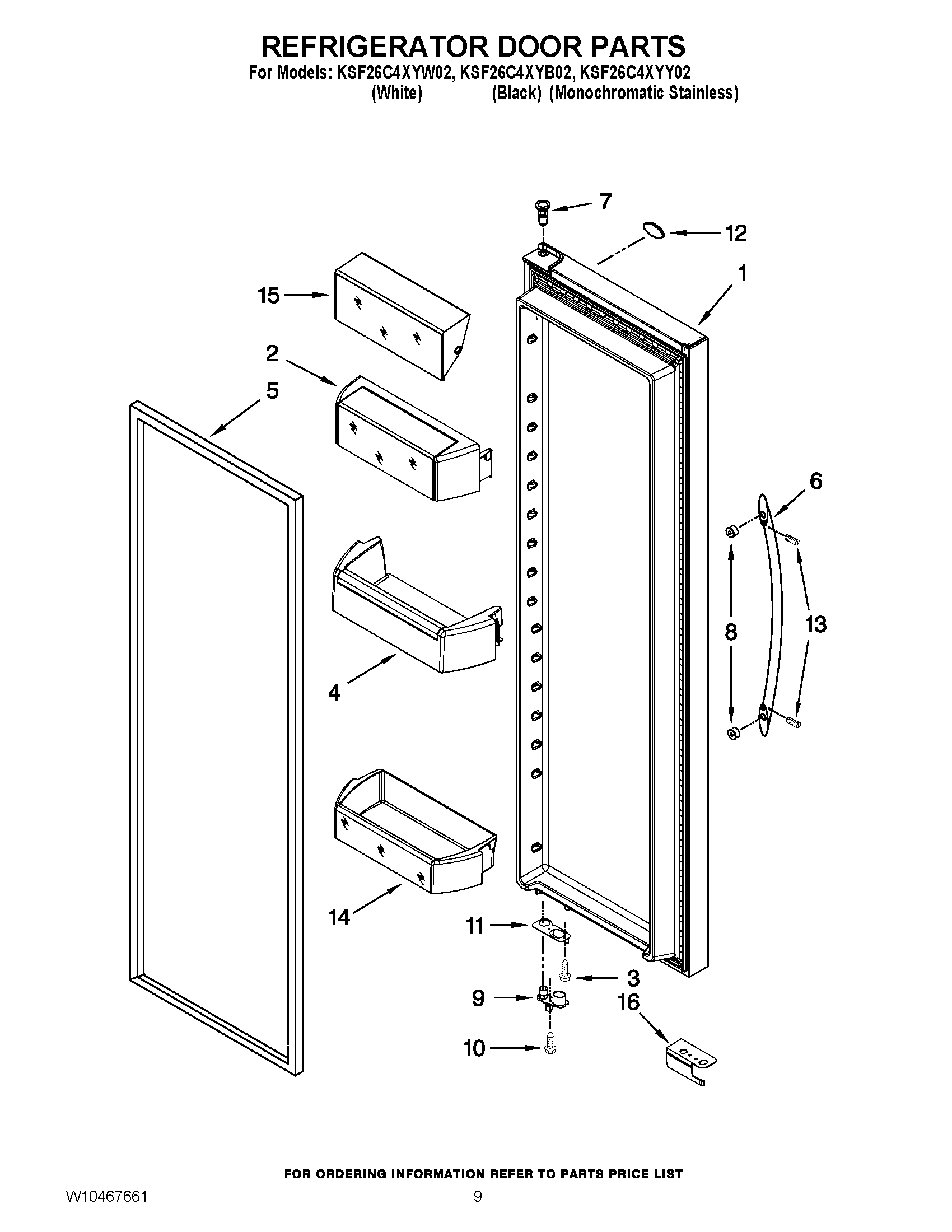 06 - REFRIGERATOR DOOR PARTS