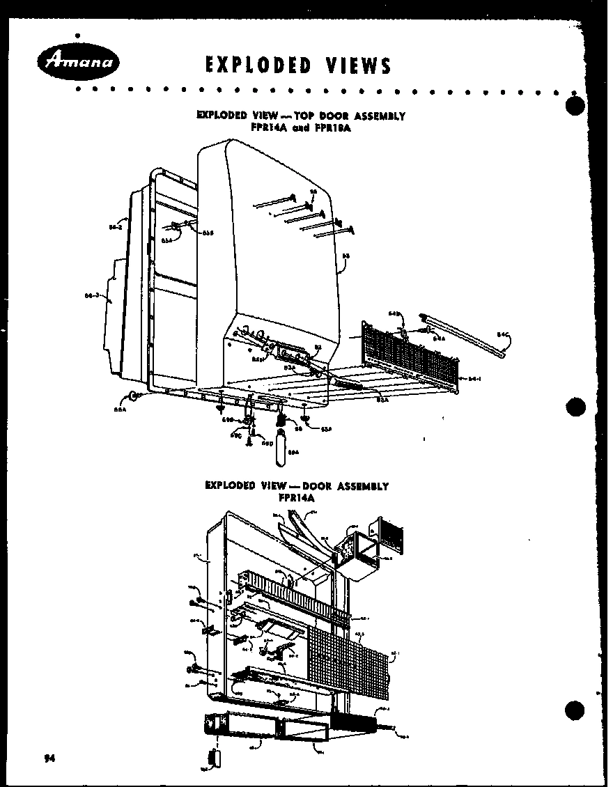 06 - EXPLODED VIEW - TOP DOOR ASSY