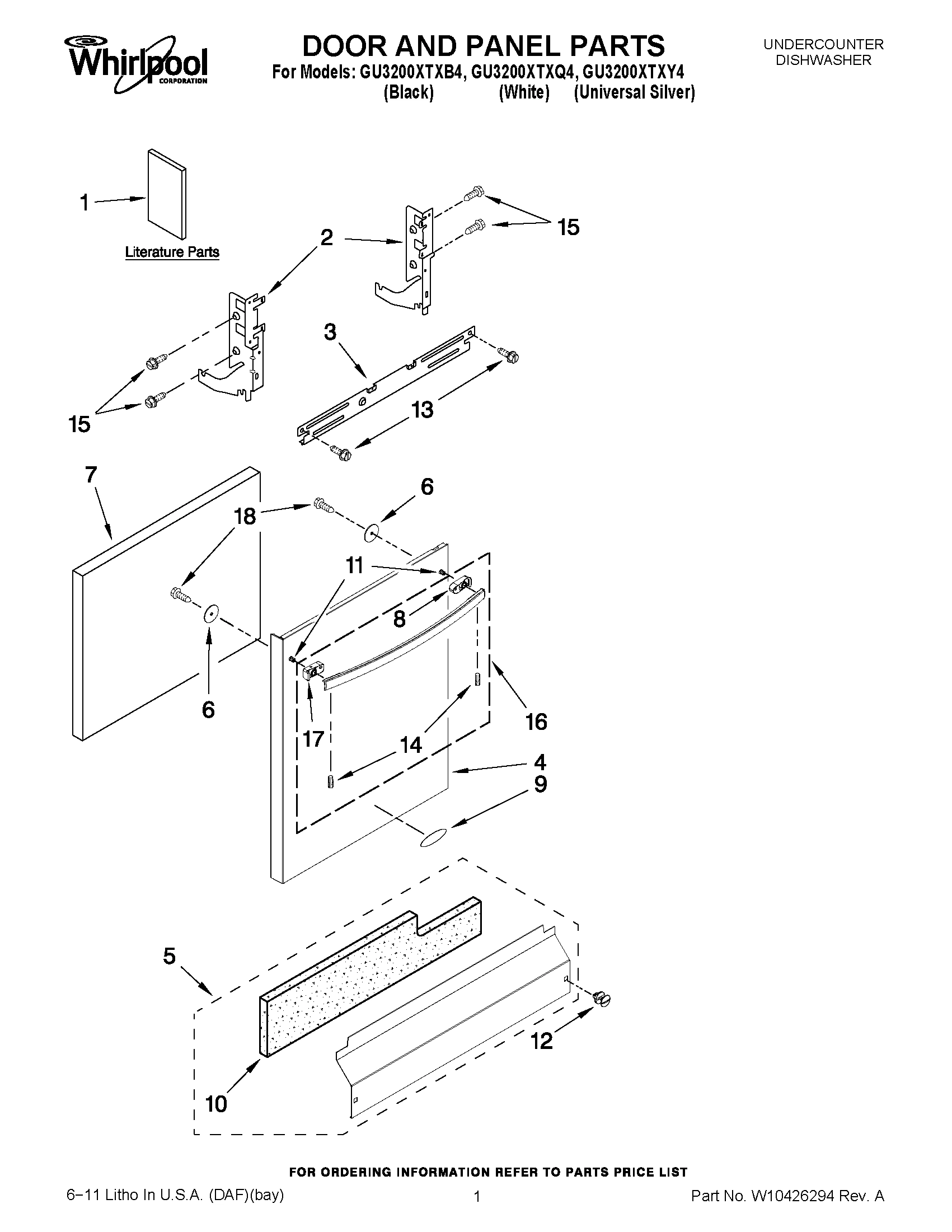 01 - DOOR AND PANEL PARTS