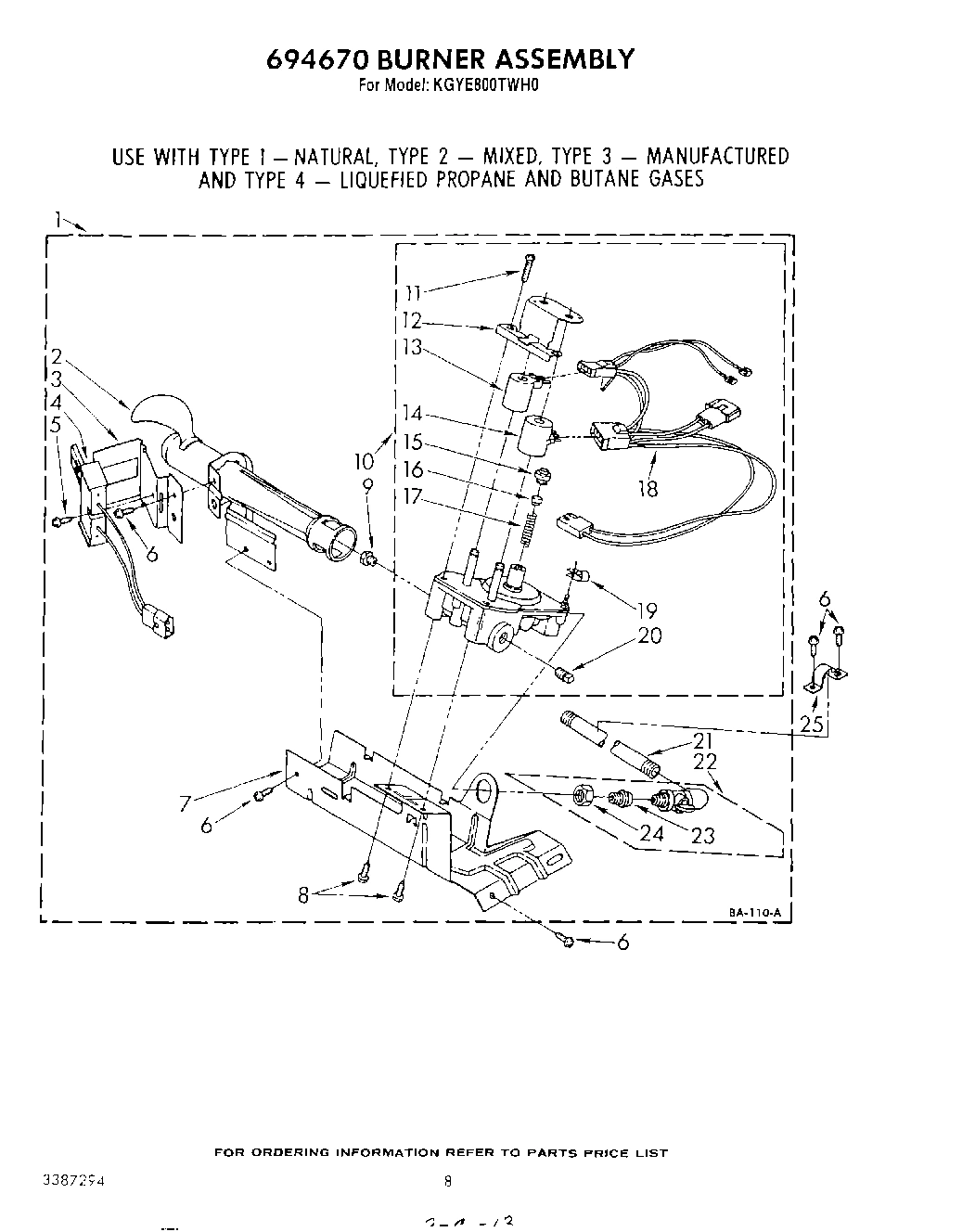 05 - 694670 BURNER