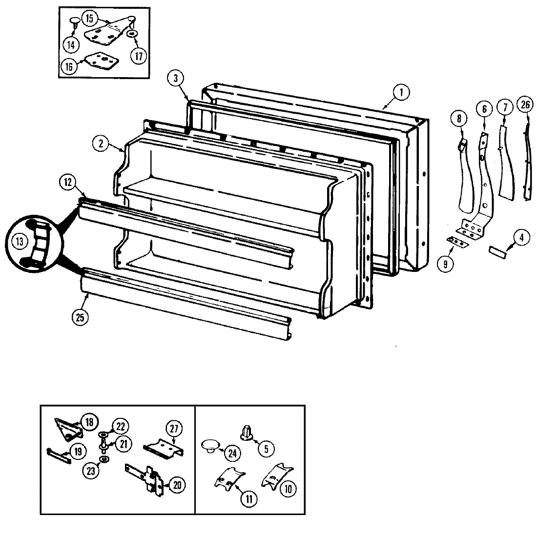 02 - FREEZER DOOR