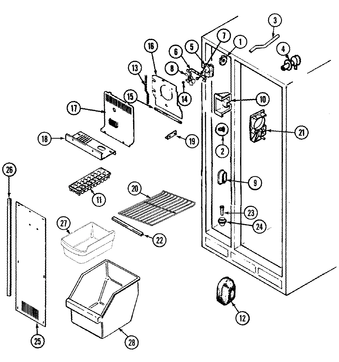 01 - FREEZER COMPARTMENT