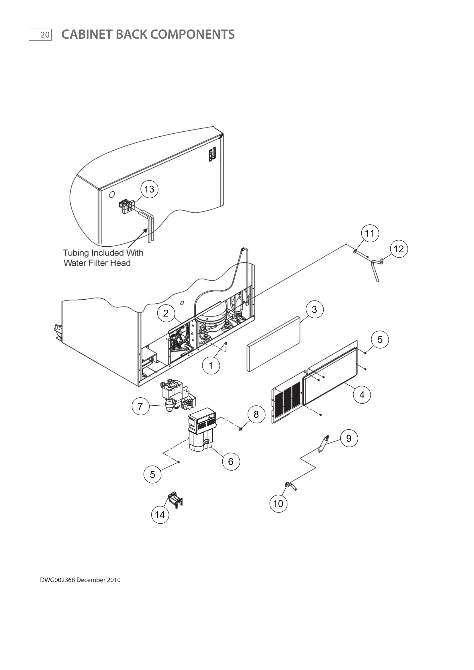 CABINET BACK COMPONENTS