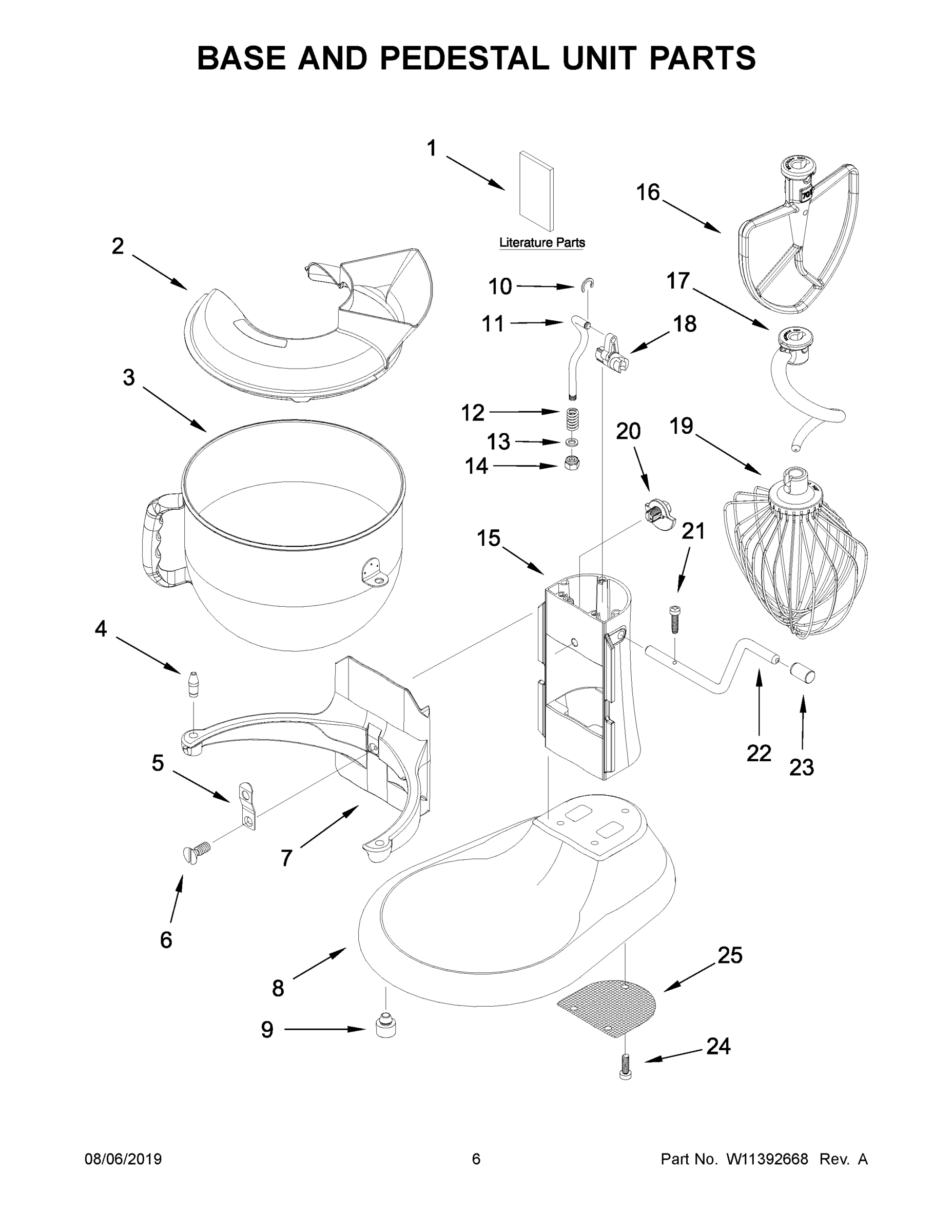 04 - BASE AND PEDESTAL UNIT PARTS