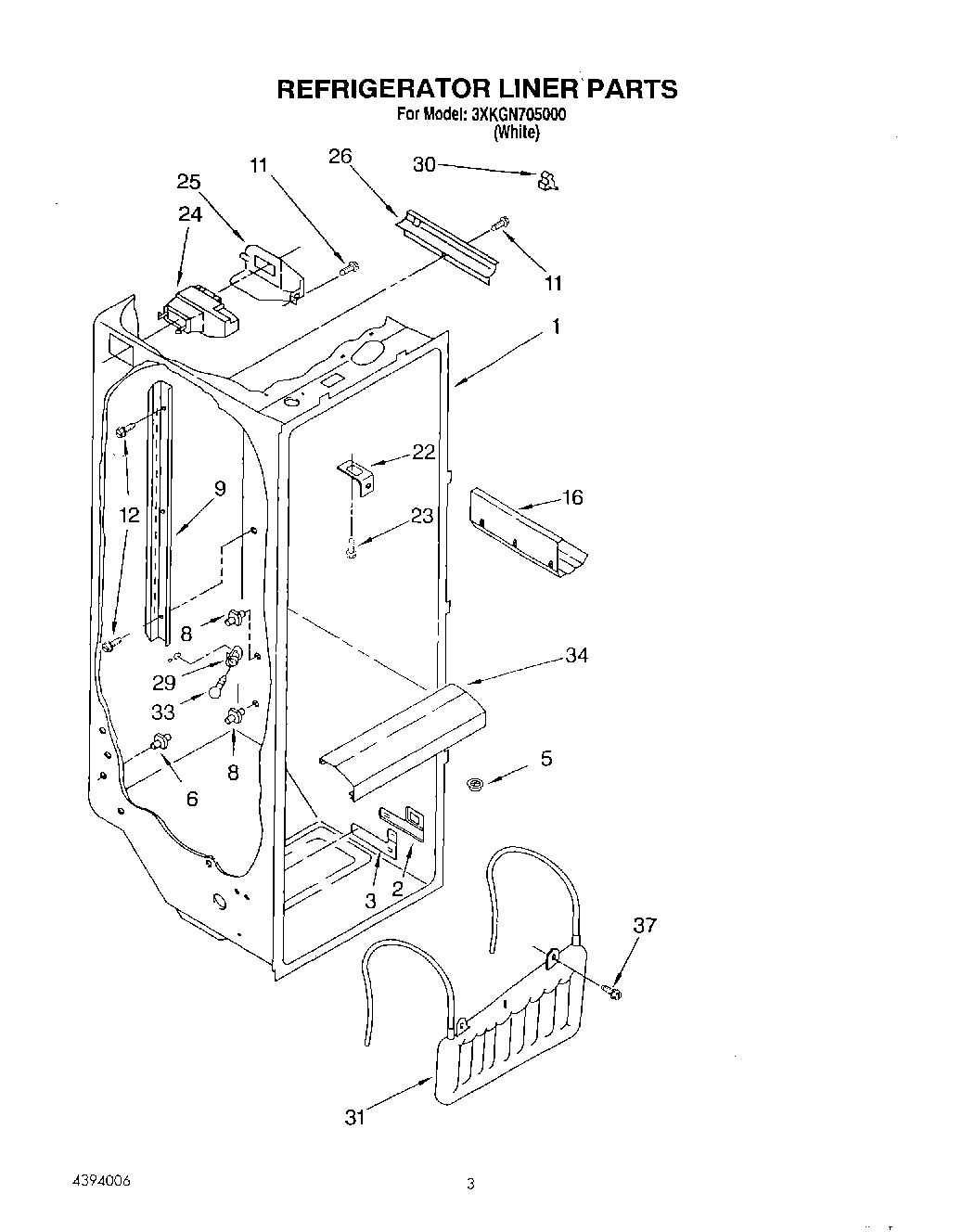 02 - REFRIGERATOR LINER