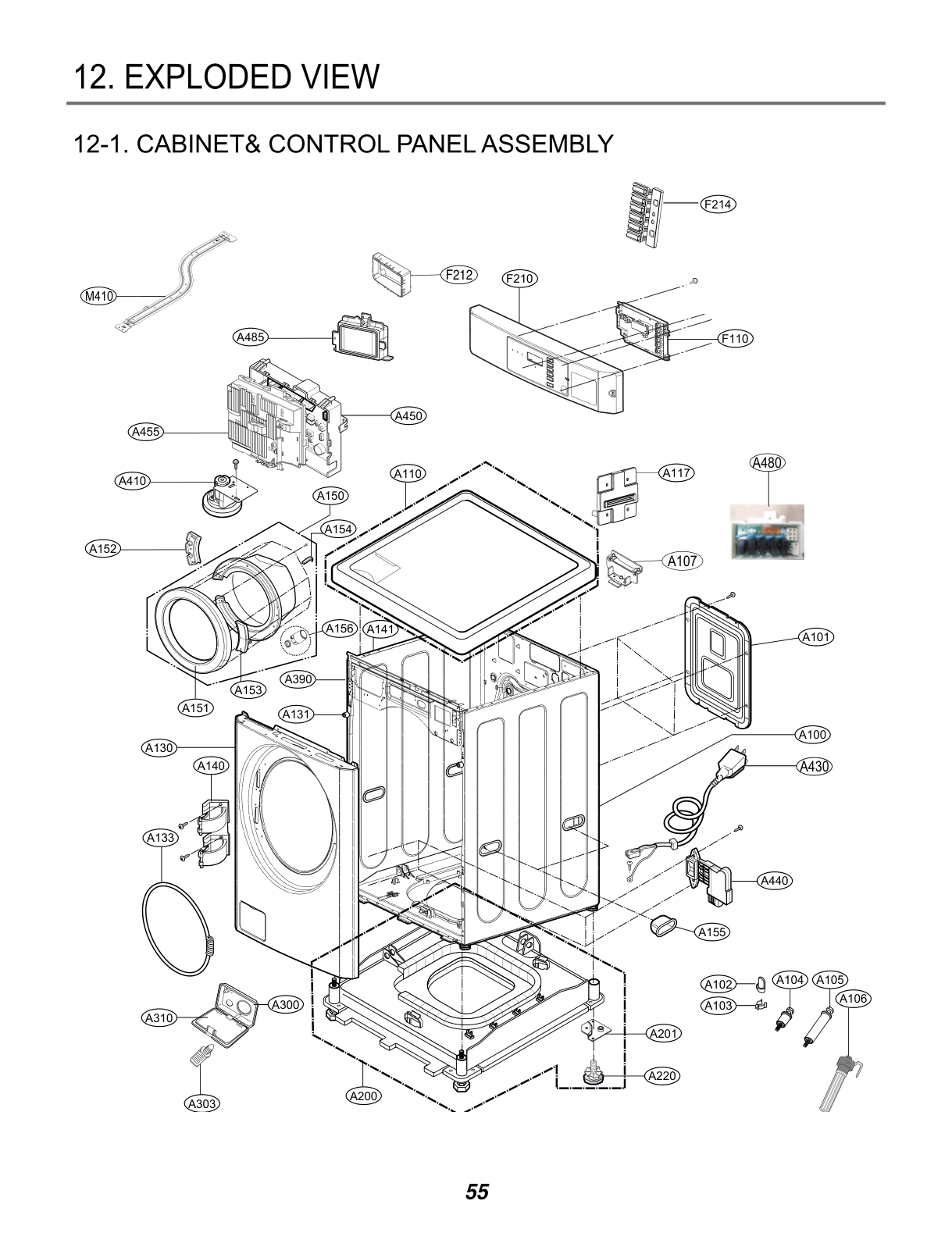 CABINET& CONTROL PANEL ASSEMBLY