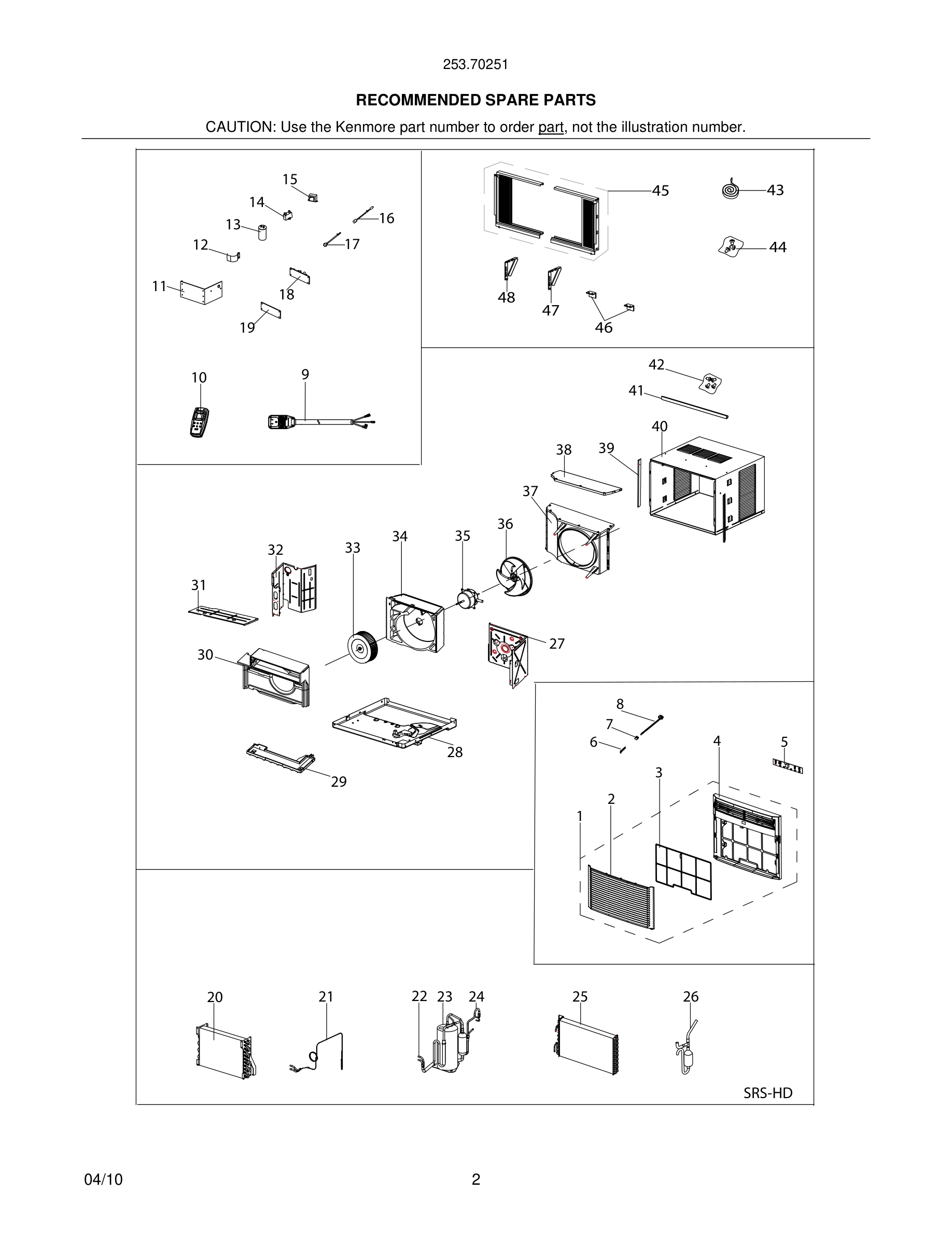 03 - RECOMMENDED SPARE PARTS