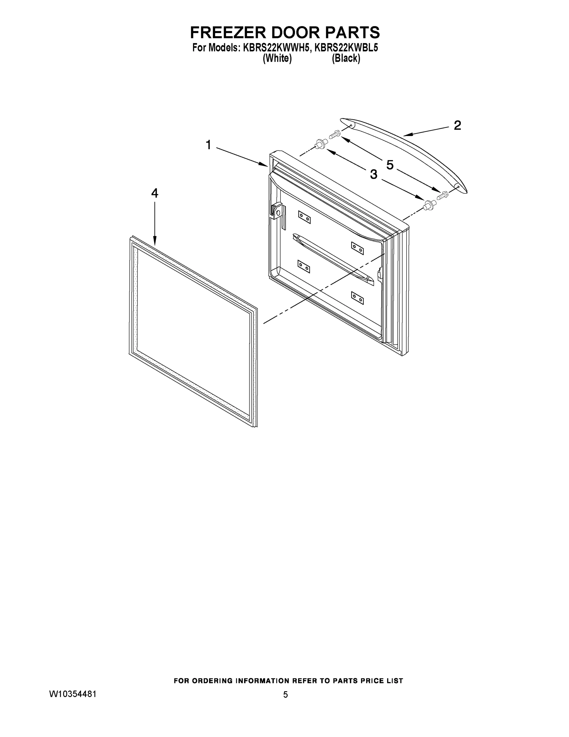 03 - FREEZER DOOR PARTS