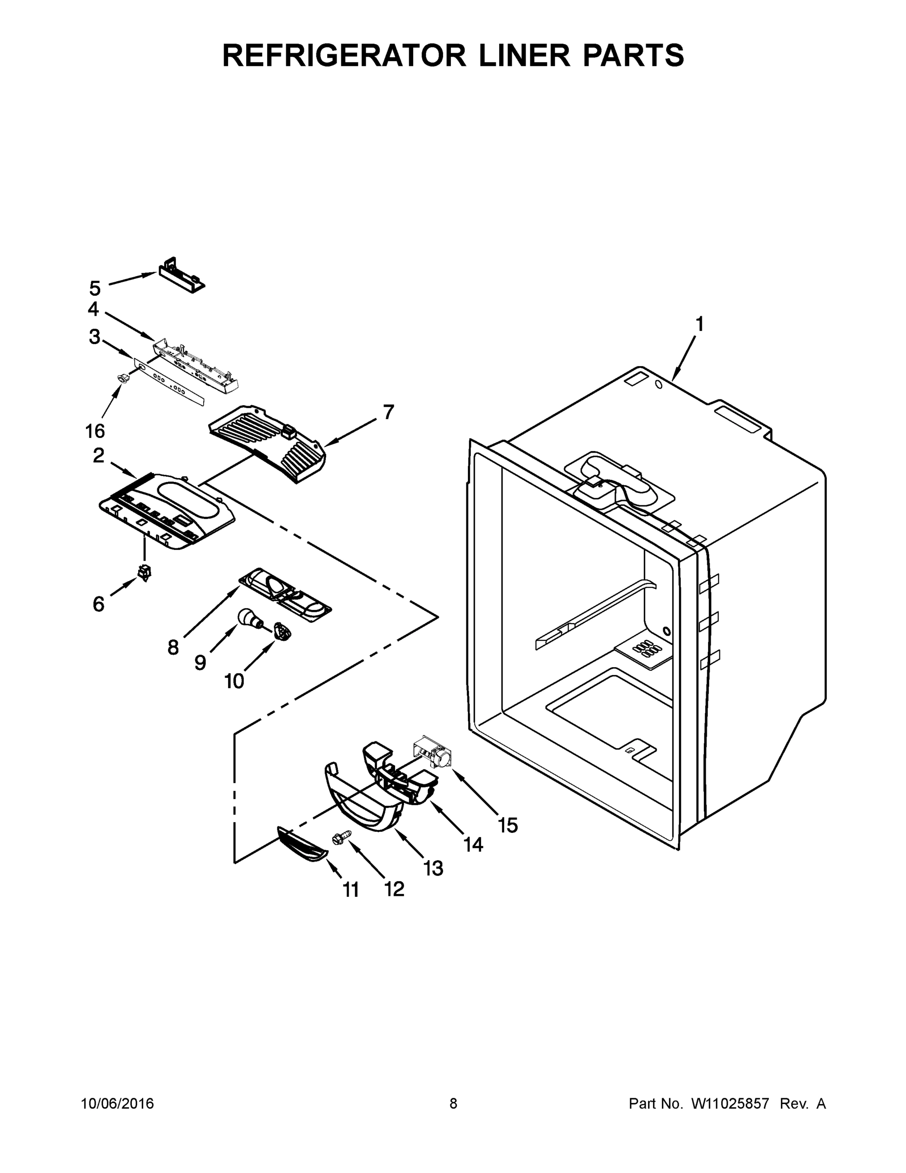05 - REFRIGERATOR LINER PARTS