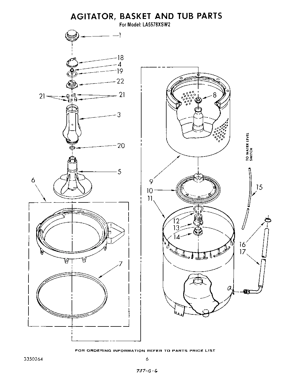 04 - AGITATOR, BASKET AND TUB