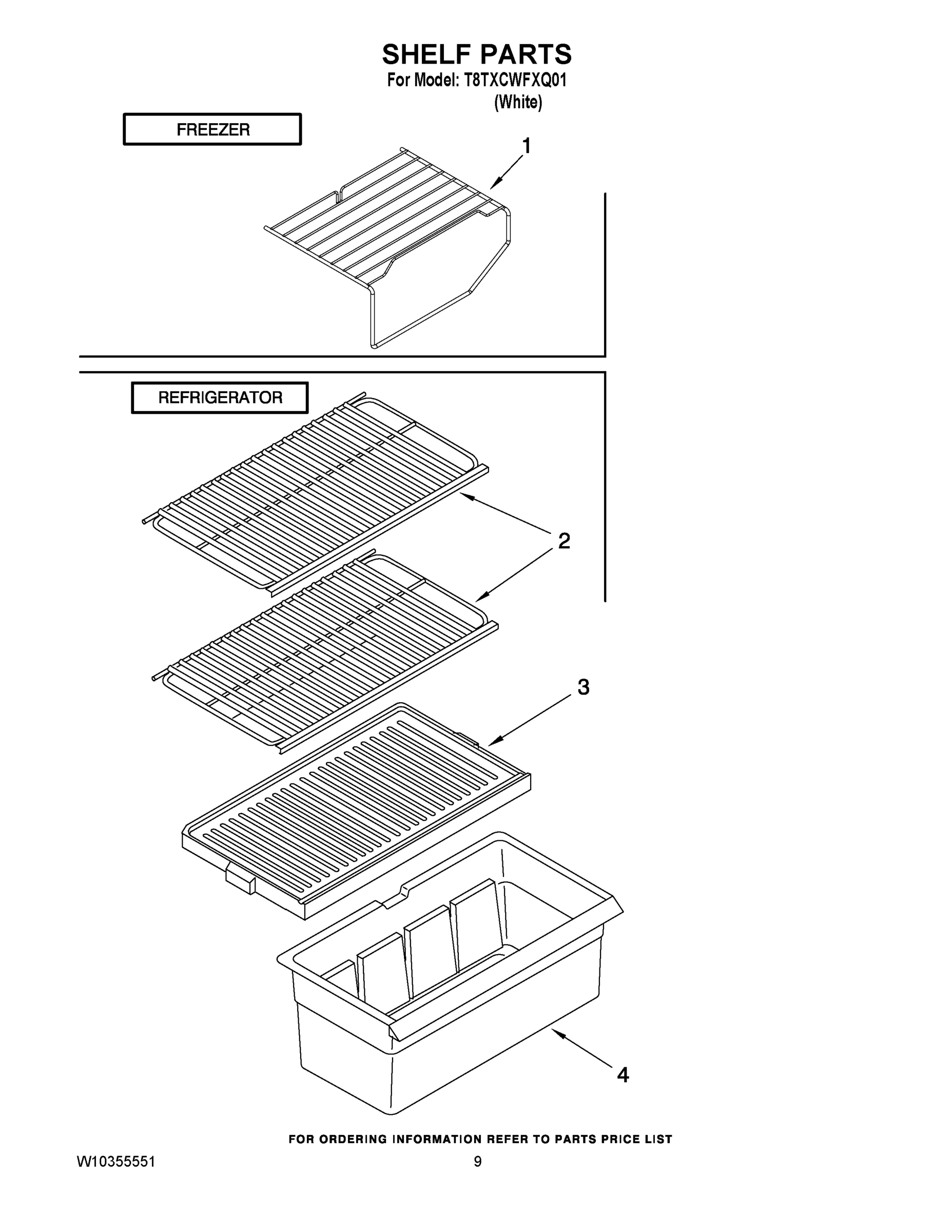 05 - SHELF PARTS