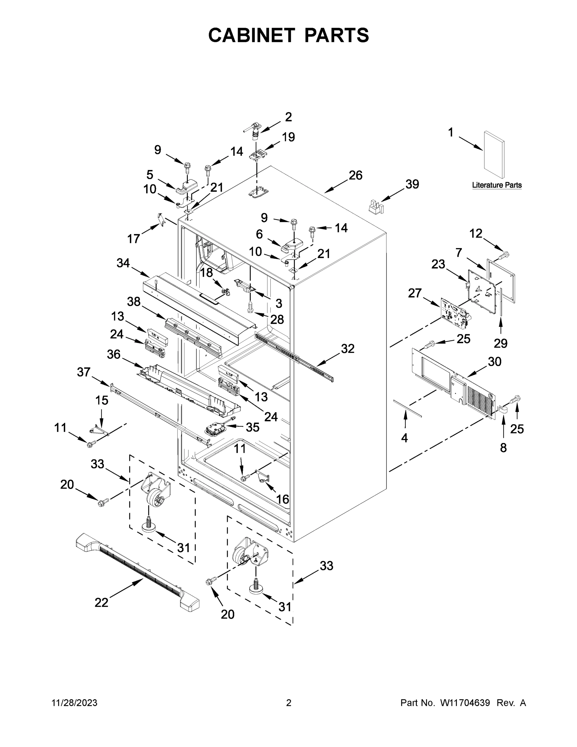 02 - CABINET PARTS