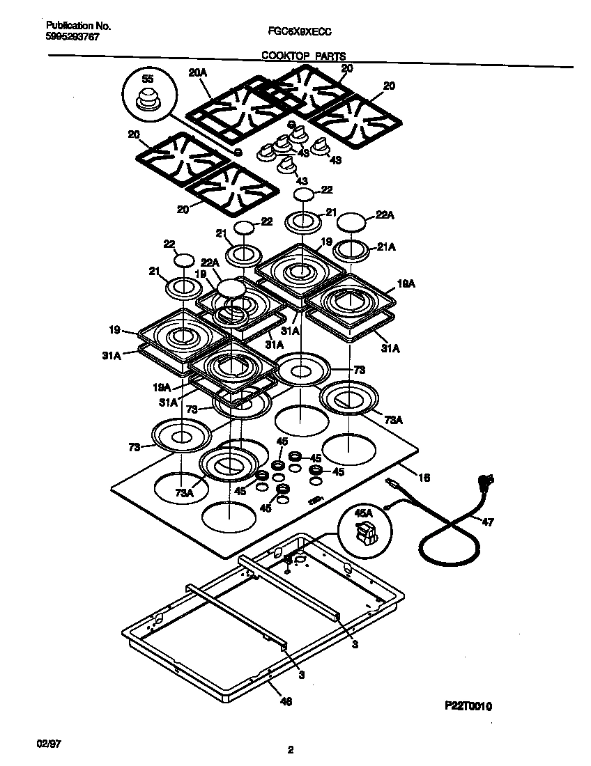 02 - COOKTOP PARTS