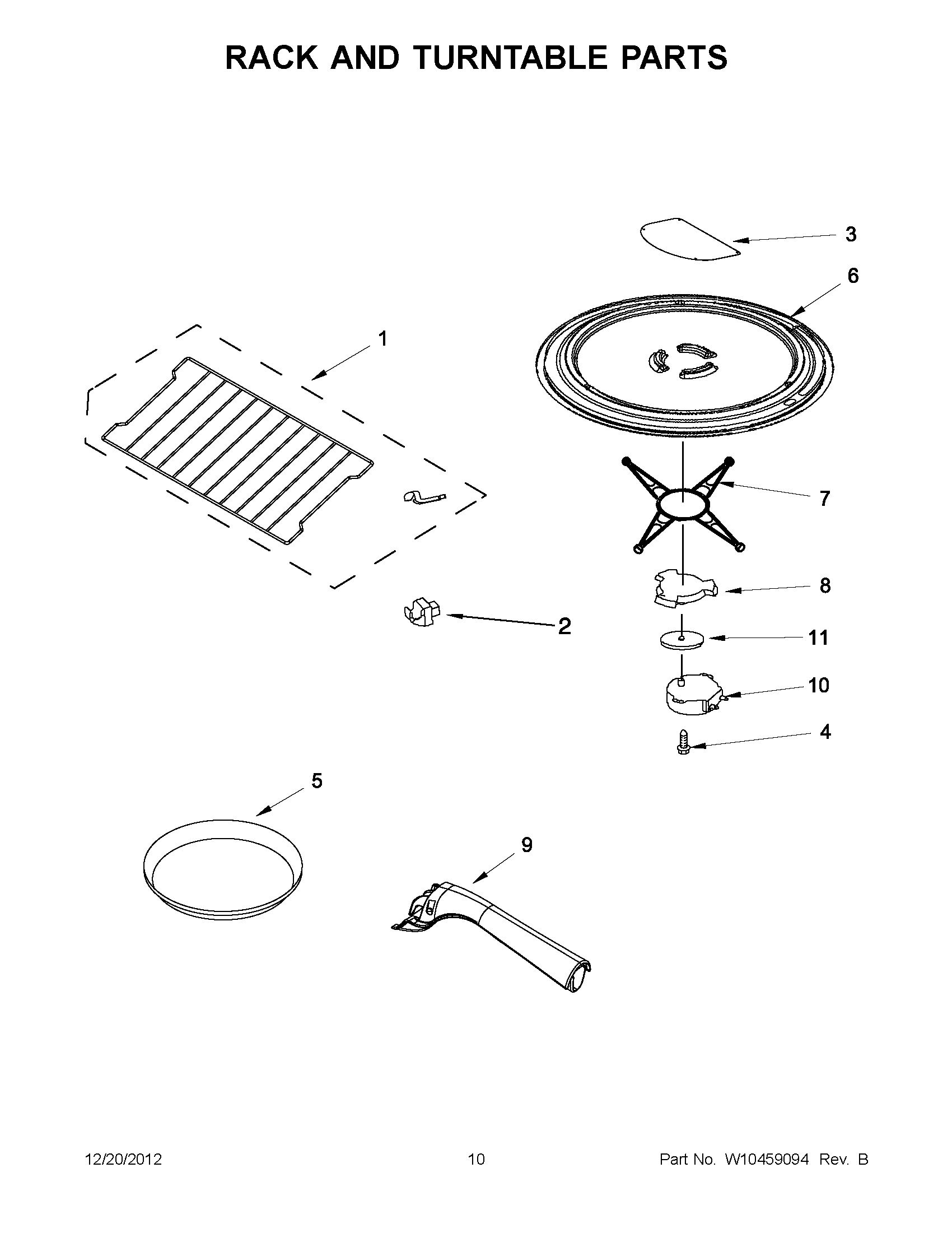 05 - RACK AND TURNTABLE PARTS
