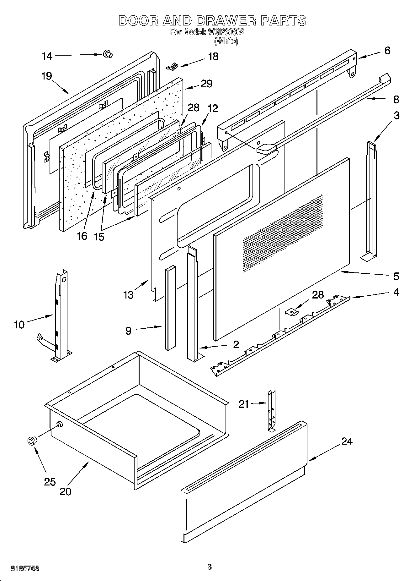 03 - DOOR AND DRAWER PARTS