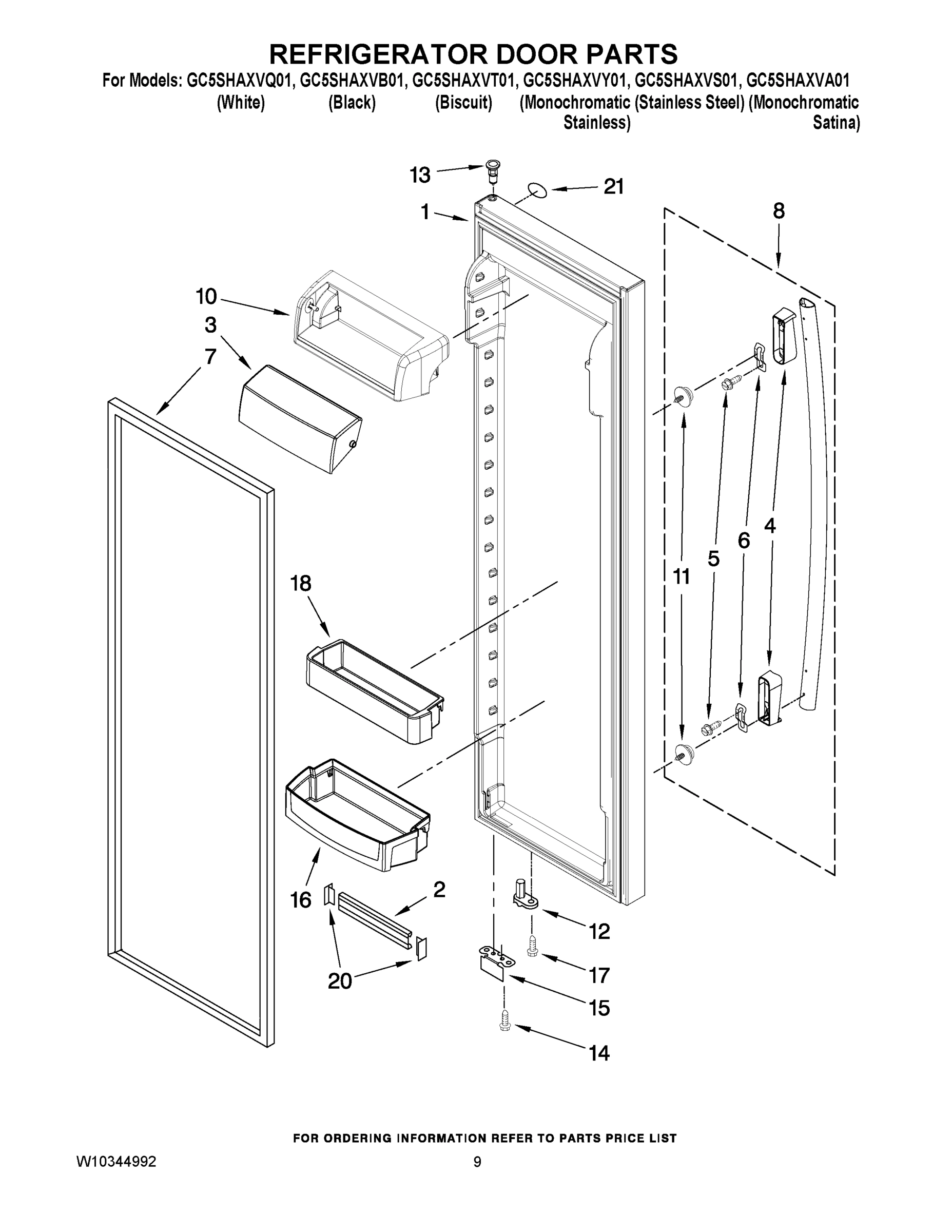 06 - REFRIGERATOR DOOR PARTS