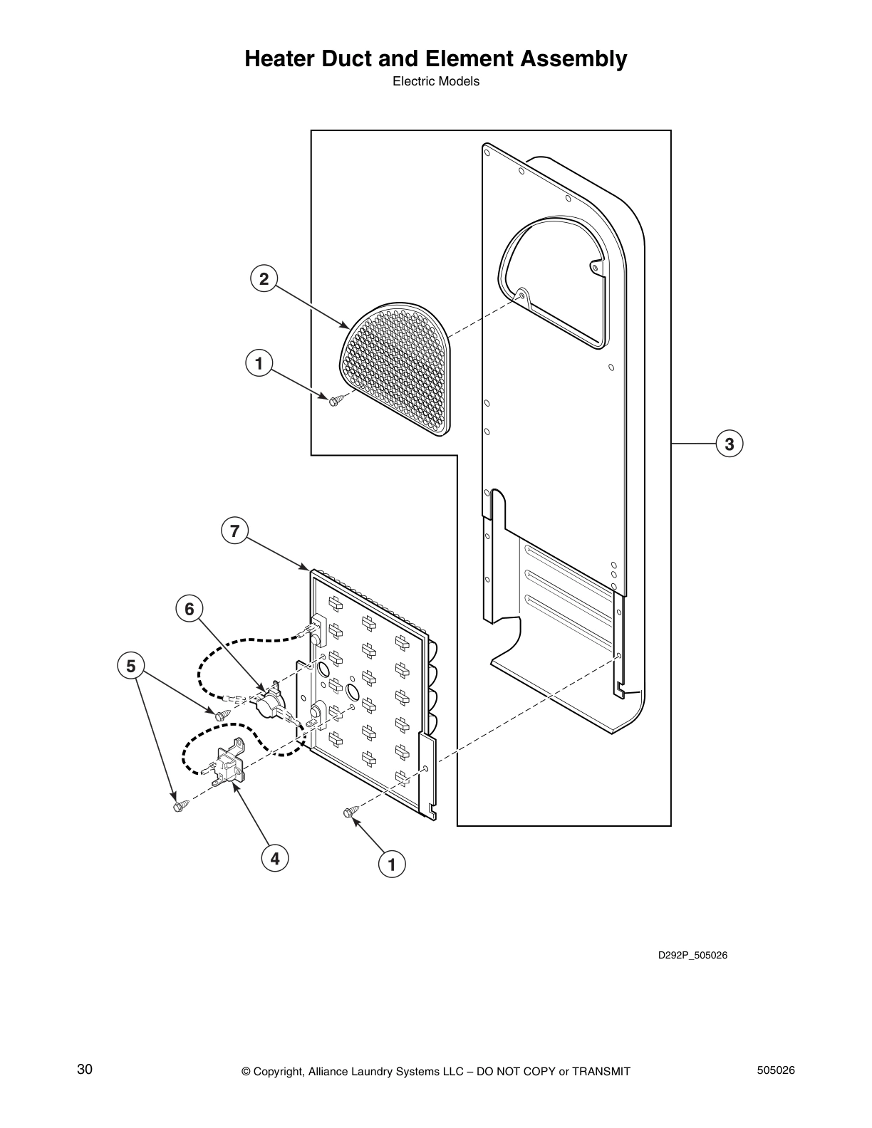 Heater Duct and Element Assembly