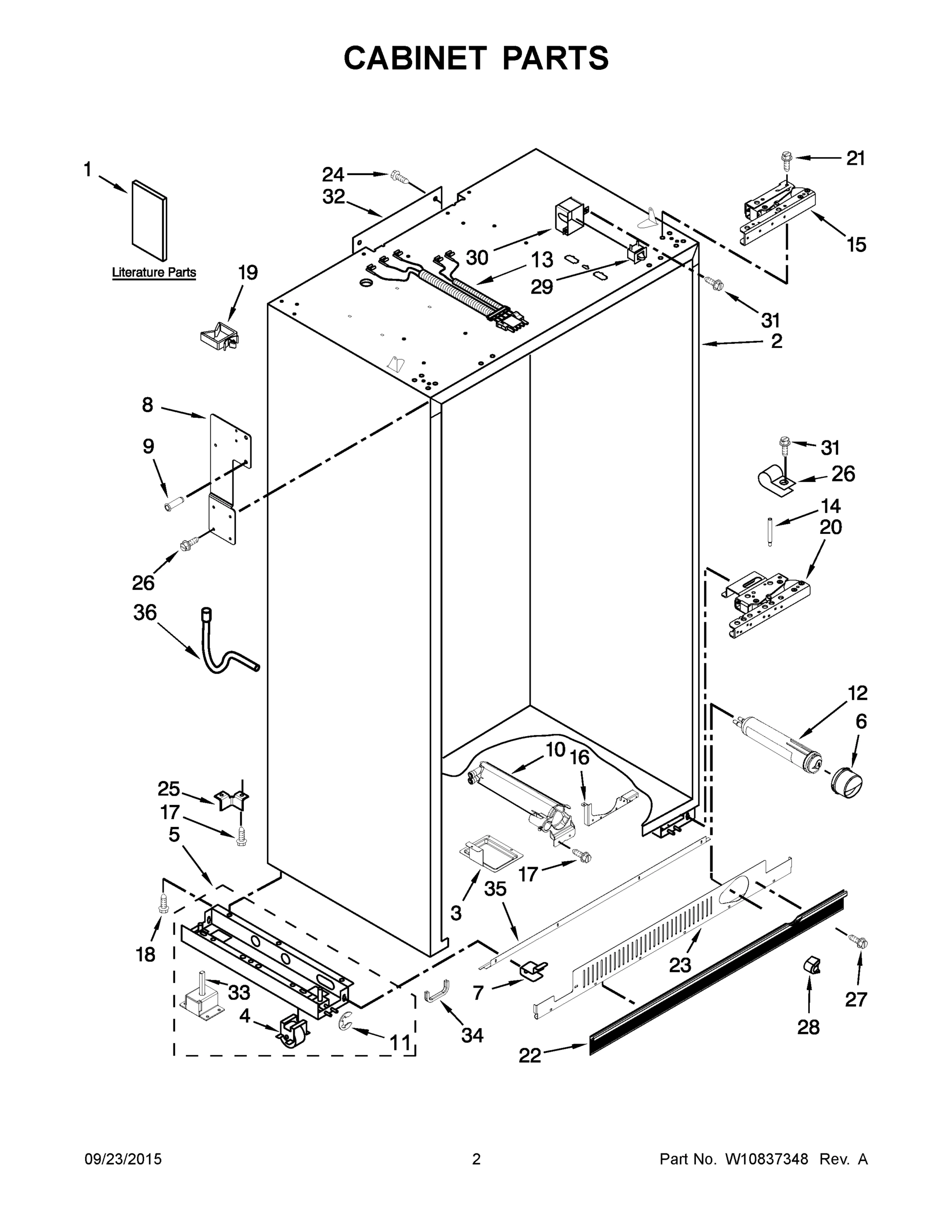 02 - CABINET PARTS