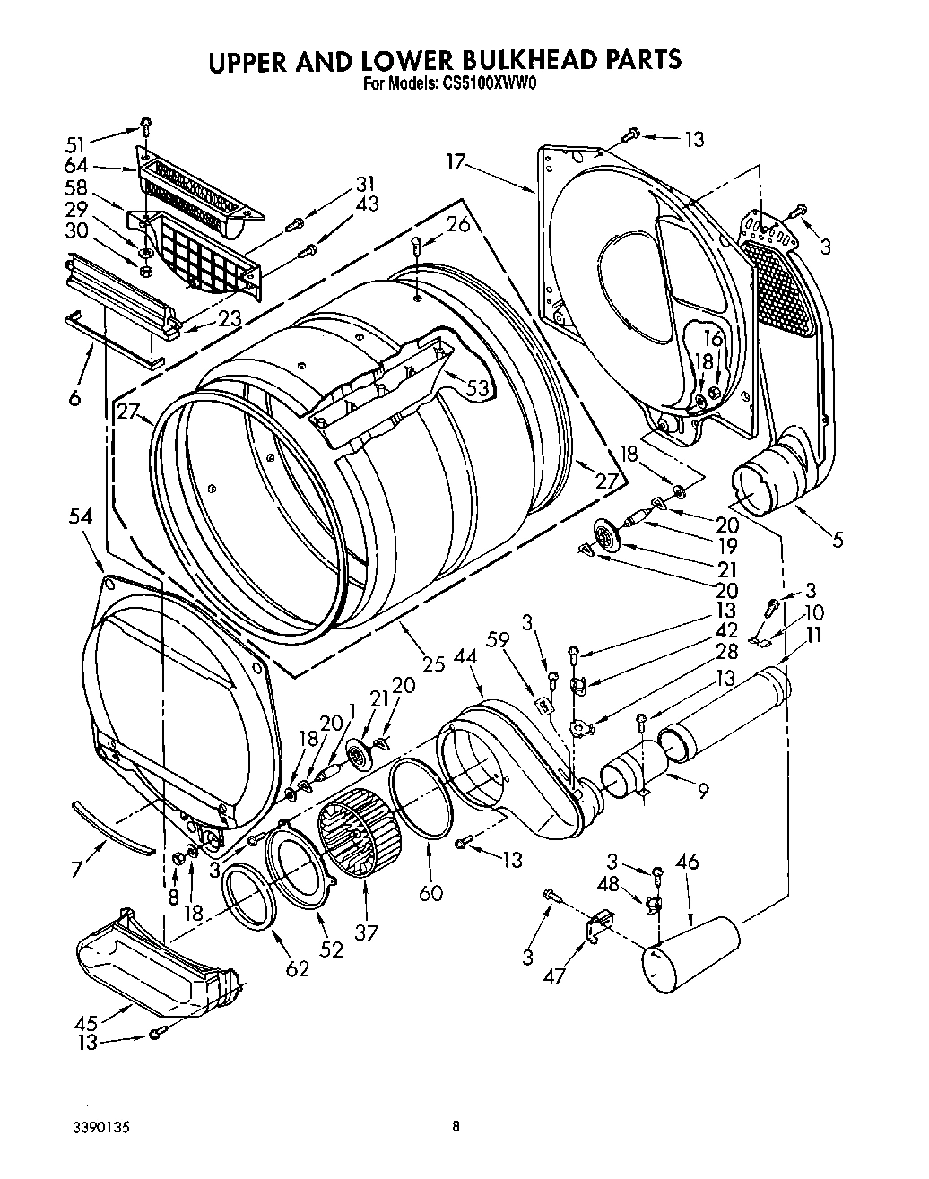 05 - UPPER AND LOWER BULKHEAD, LIT/OPTIONAL