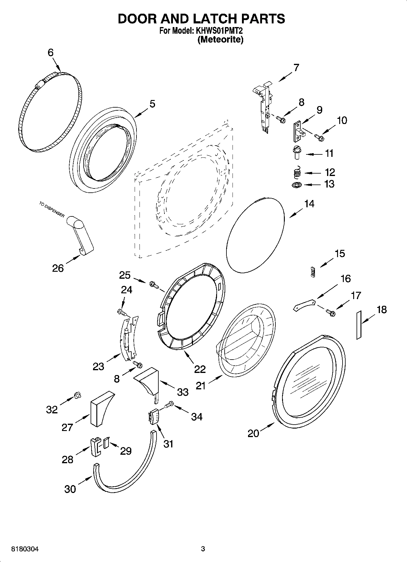 02 - DOOR AND LATCH PARTS