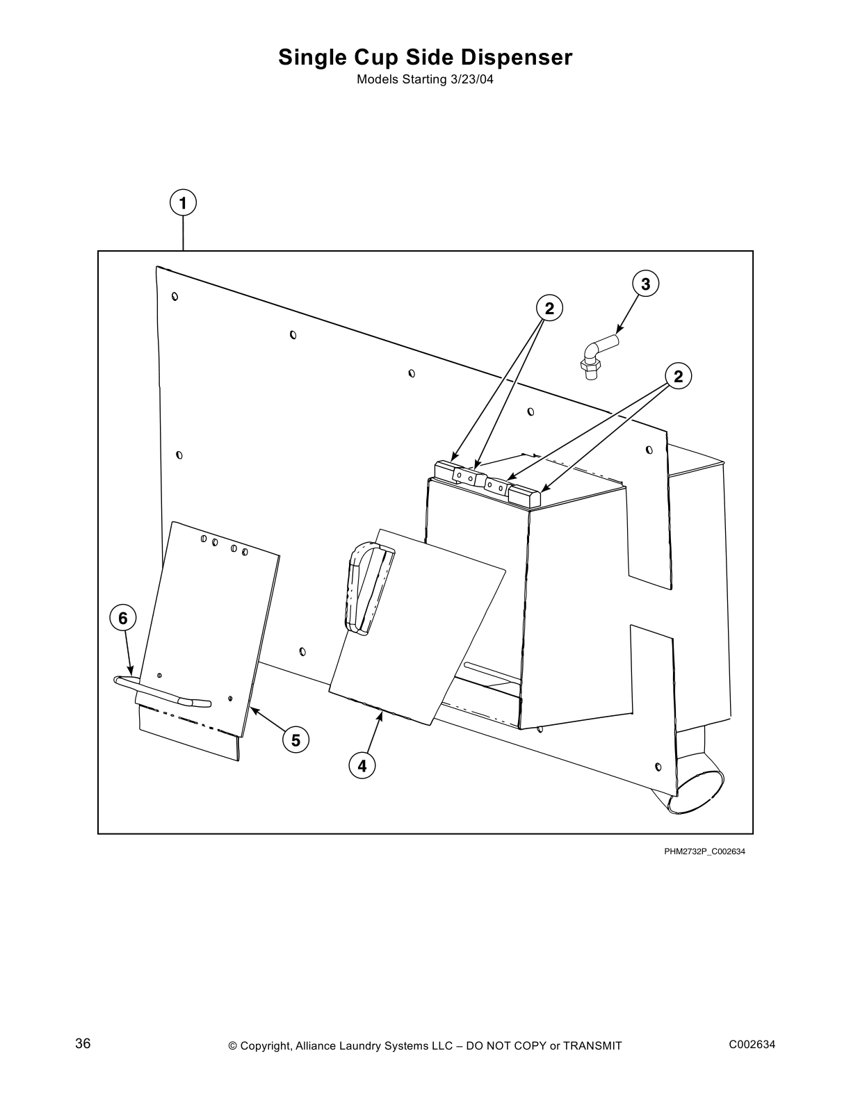 Single Cup Side Dispenser
