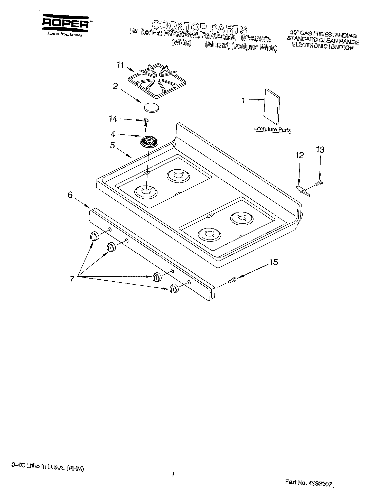 01 - COOKTOP, LITERATURE