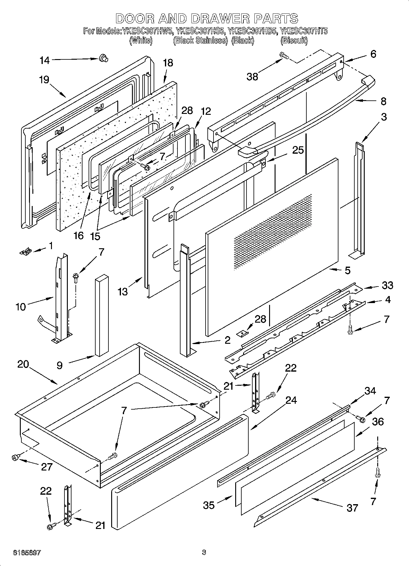 02 - DOOR AND DRAWER PARTS