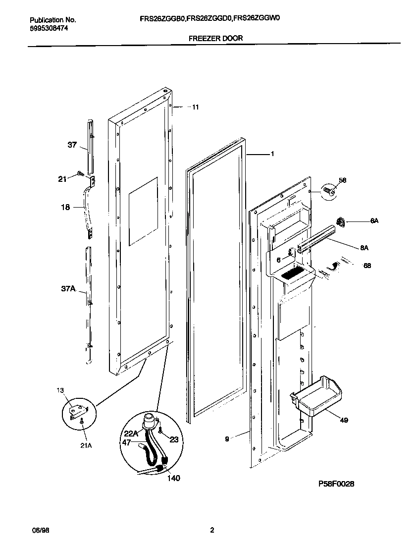 02 - FREEZER DOOR
