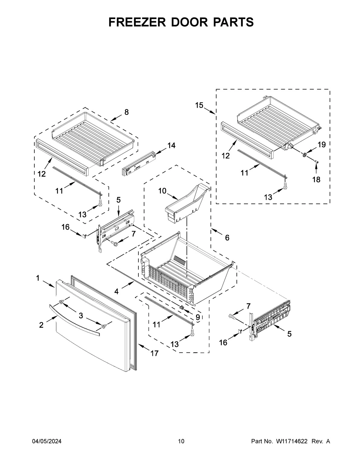 06 - FREEZER DOOR PARTS