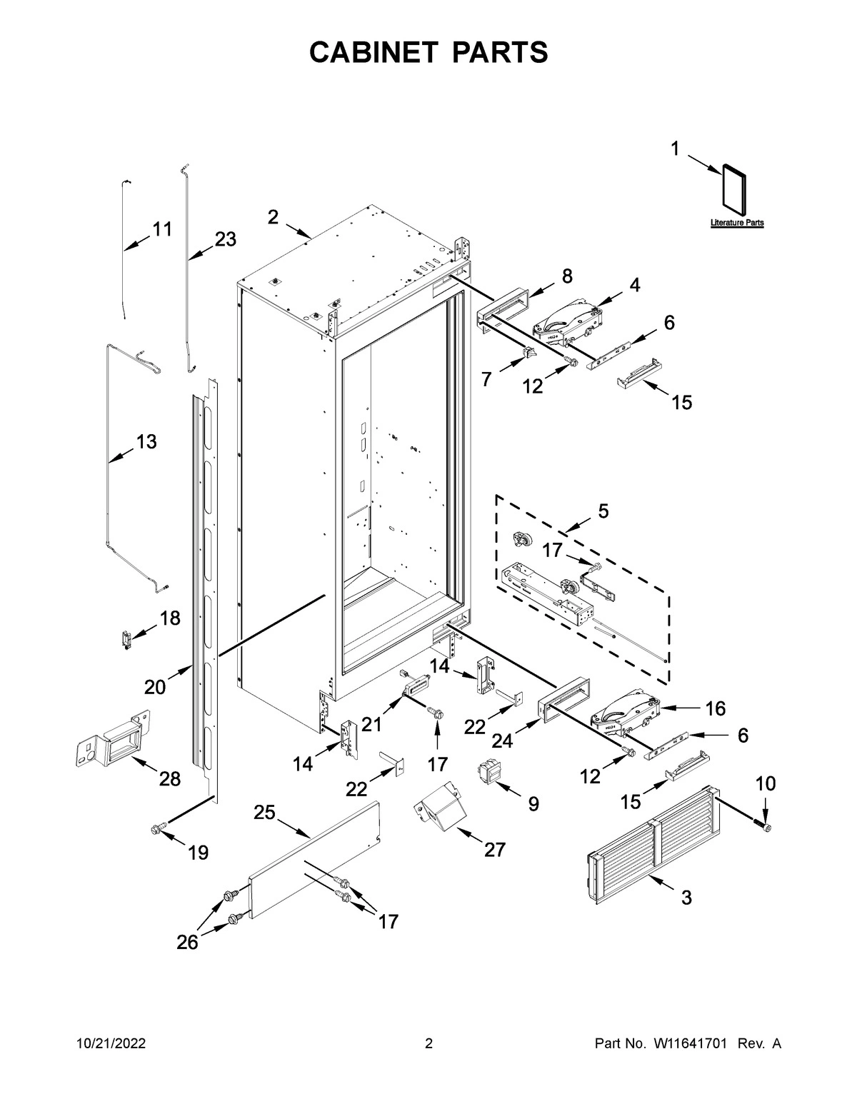 02 - CABINET PARTS