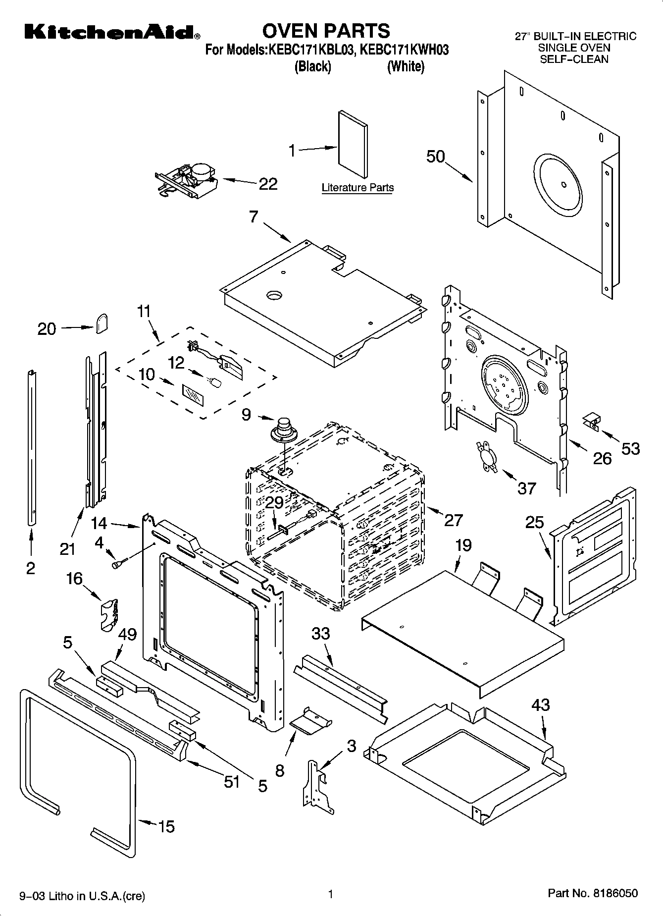 01 - OVEN PARTS