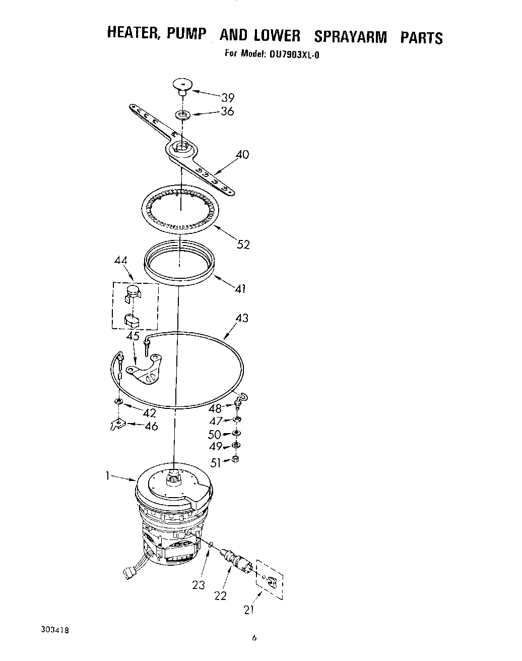 04 - HEATER, PUMP AND LOWER SPRAYARM