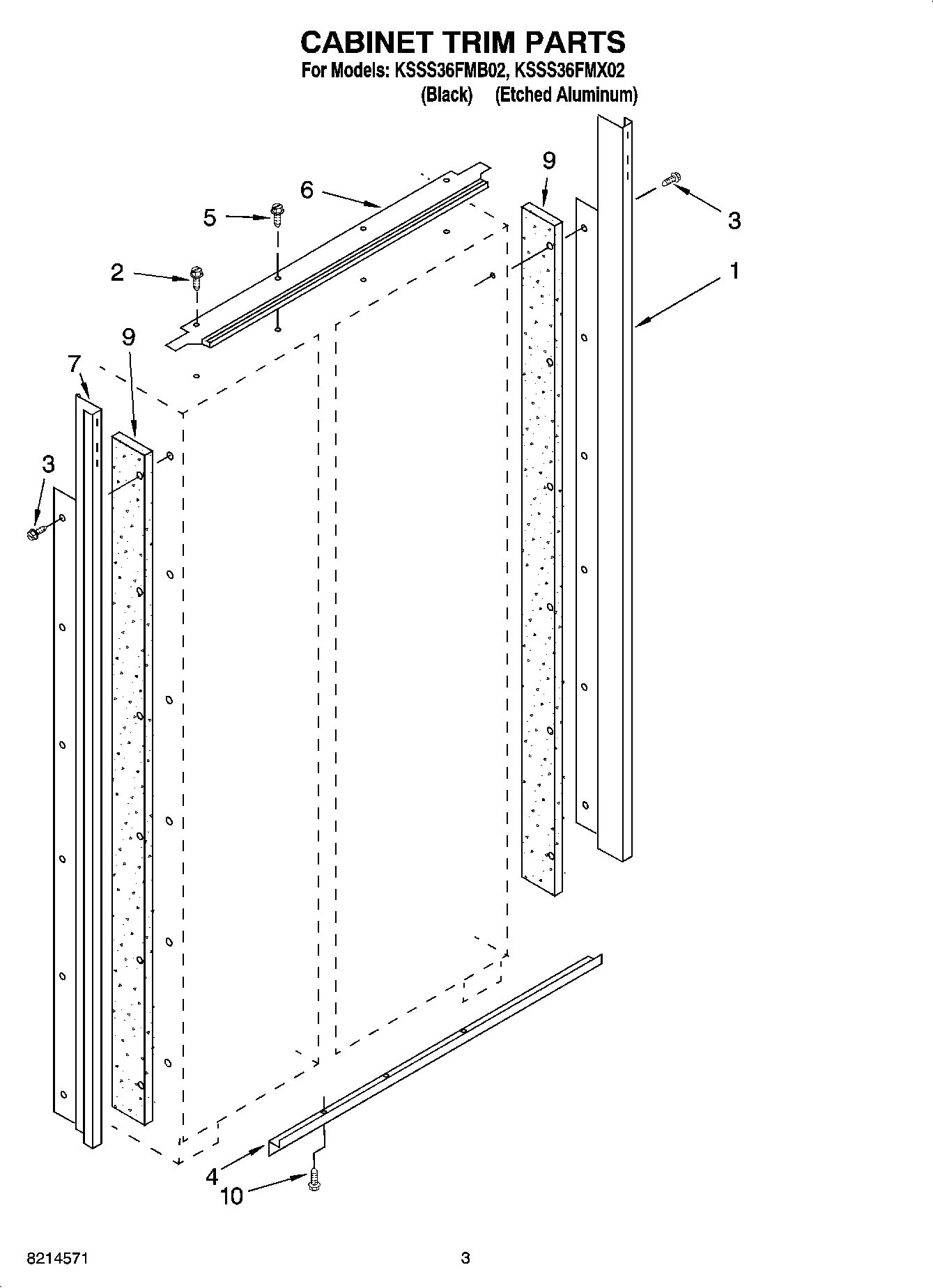 02 - CABINET TRIM PARTS