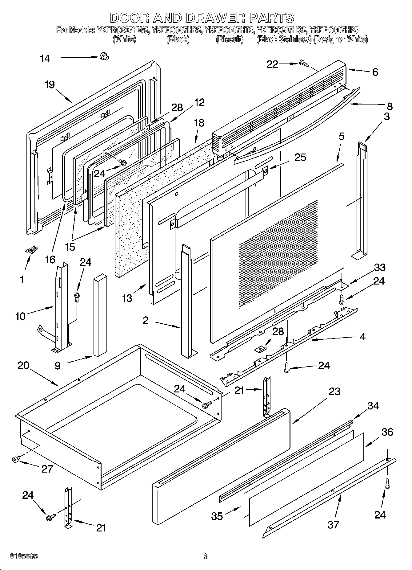 02 - DOOR AND DRAWER PARTS