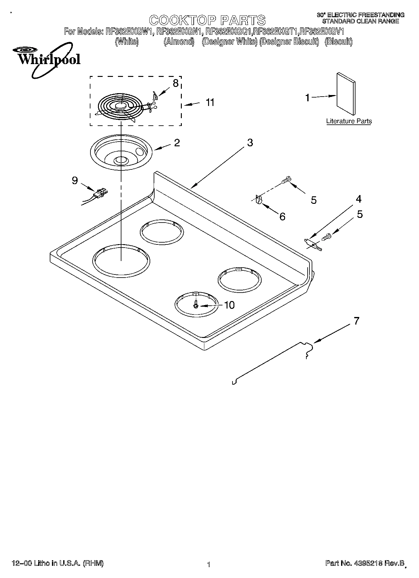 01 - COOKTOP, LITERATURE