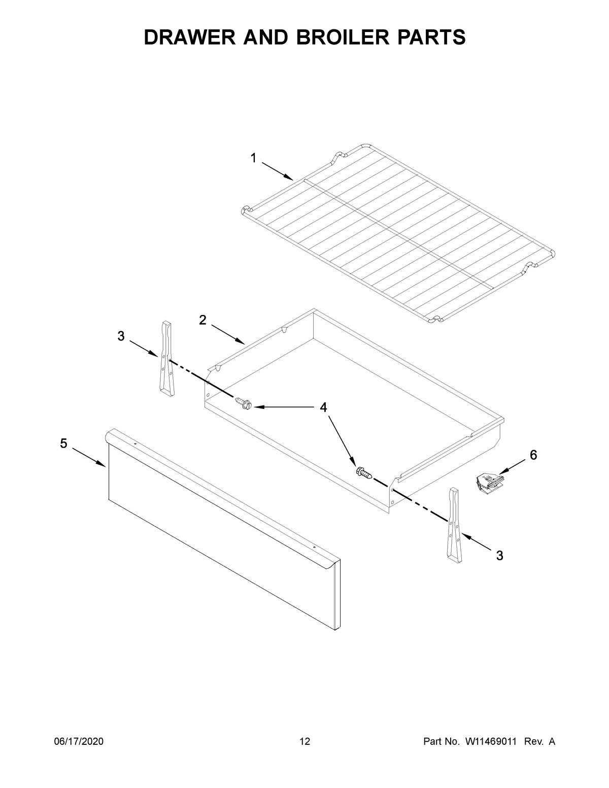 07 - DRAWER AND BROILER PARTS