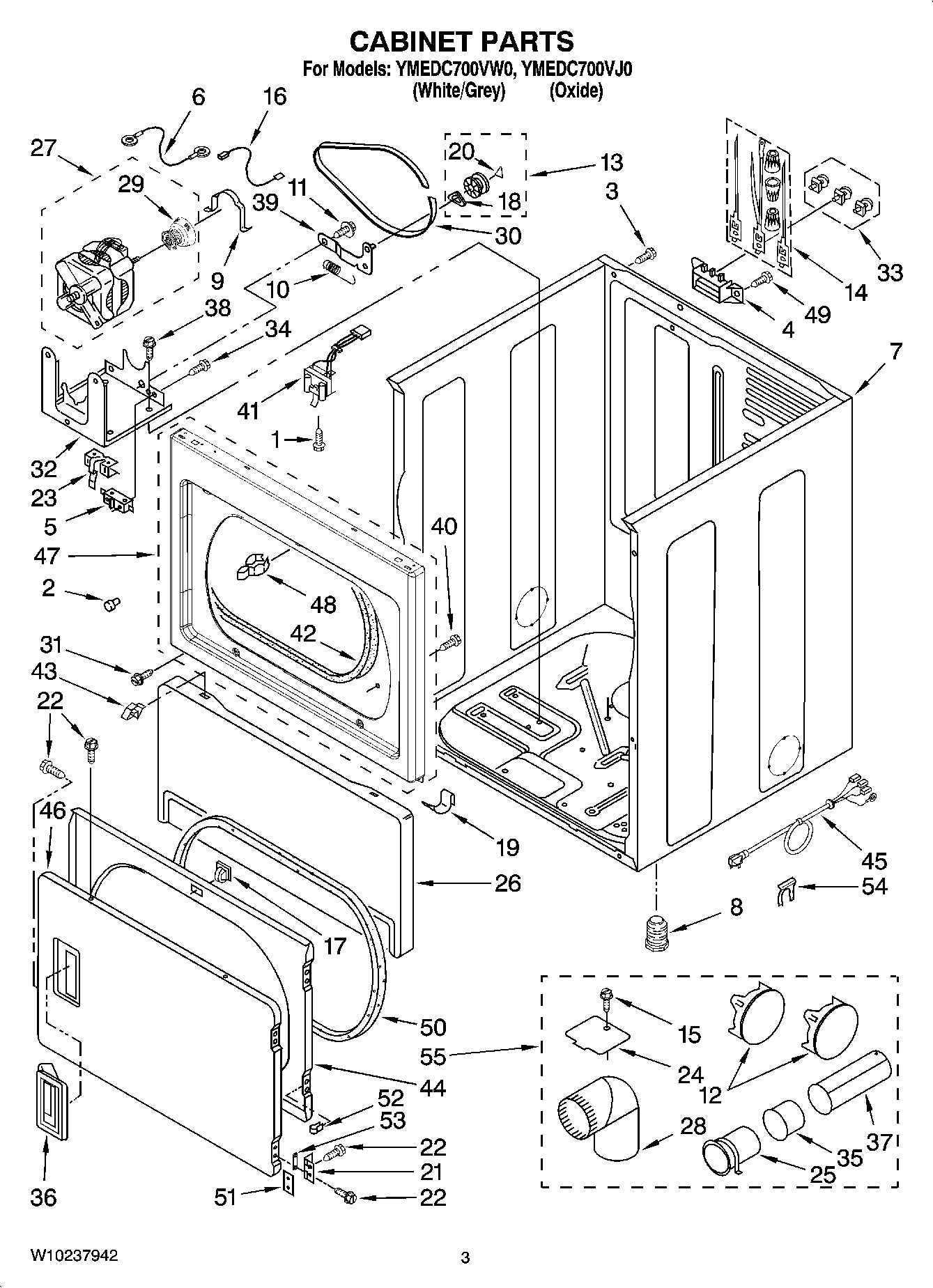 02 - CABINET PARTS