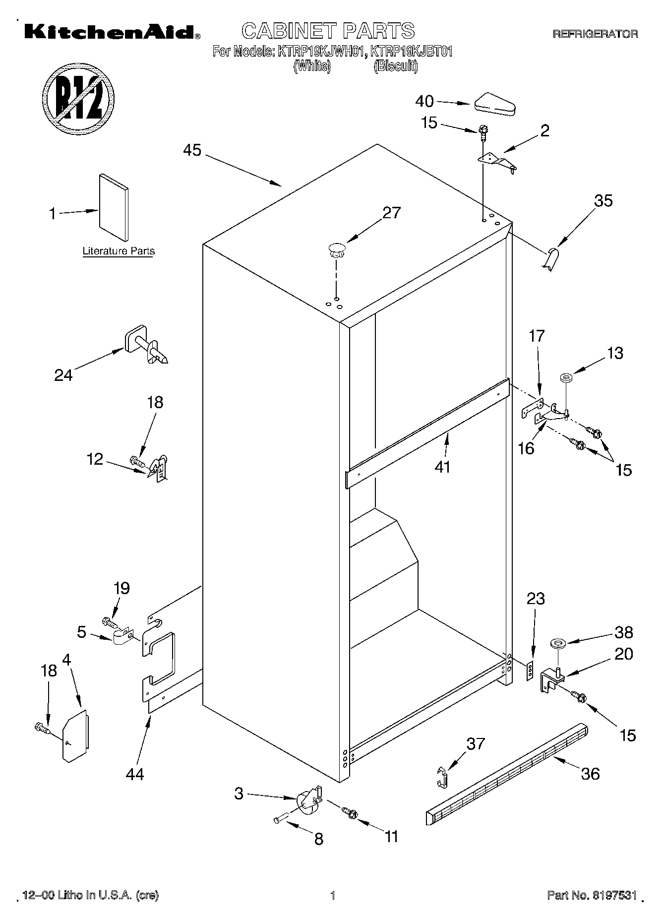 01 - CABINET, LITERATURE
