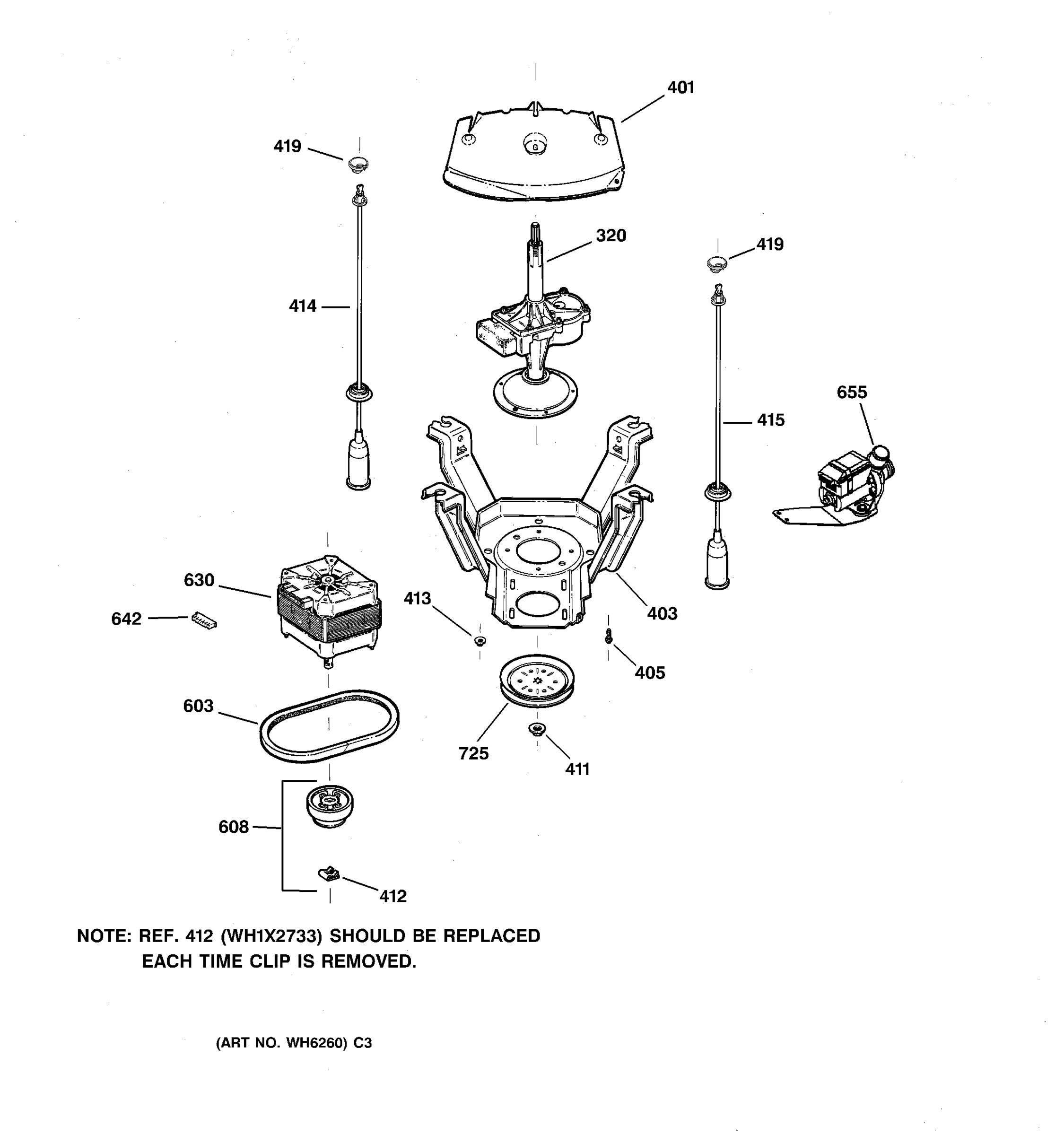 SUSPENSION, PUMP & DRIVE COMPONENTS