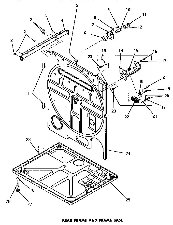 18 - REAR FRAME & FRAME BASE