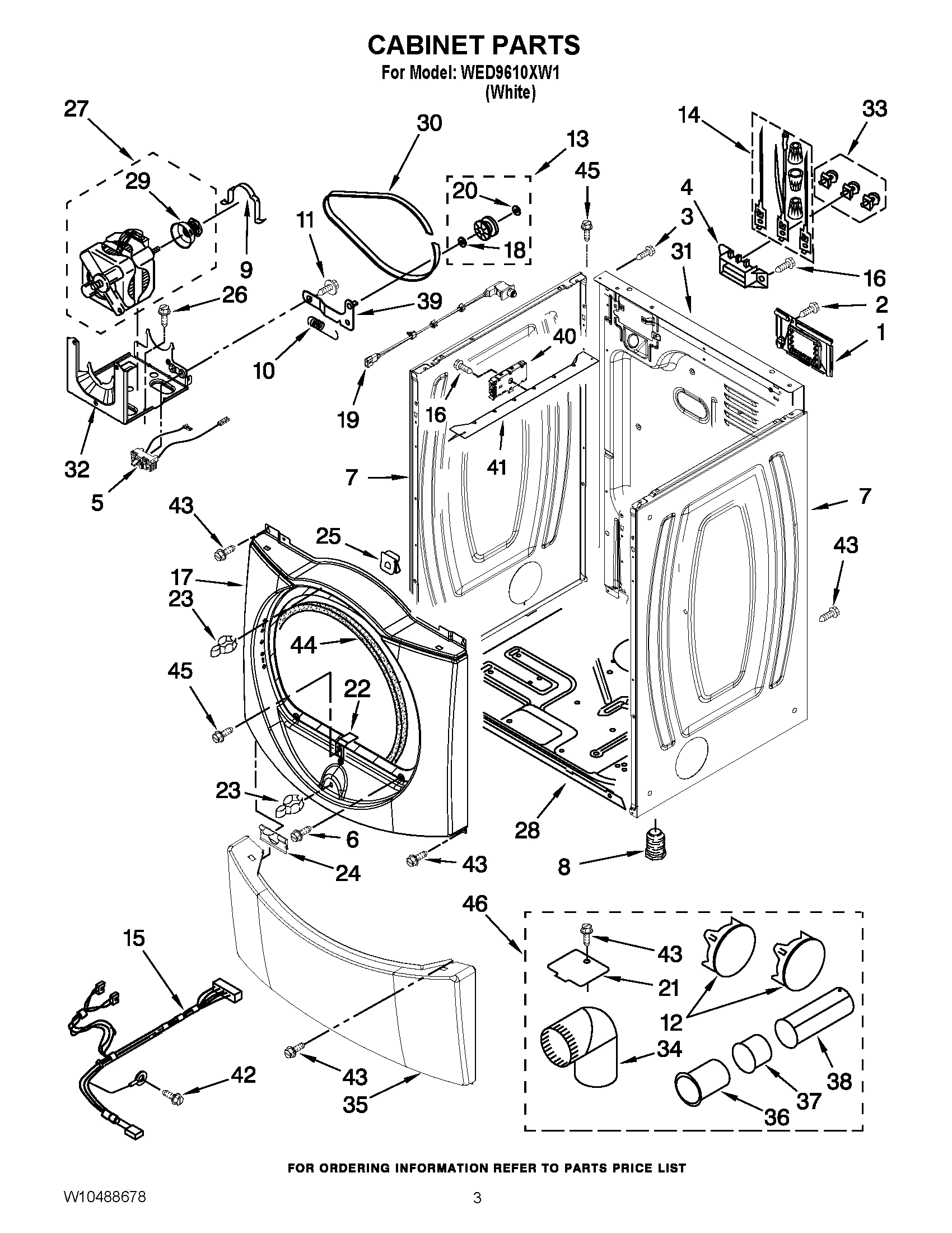 02 - CABINET PARTS