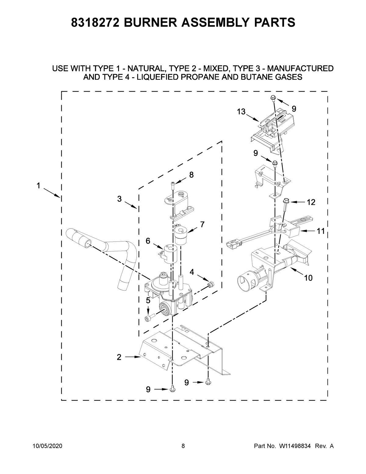 05 - BURNER ASSEMBLY PARTS