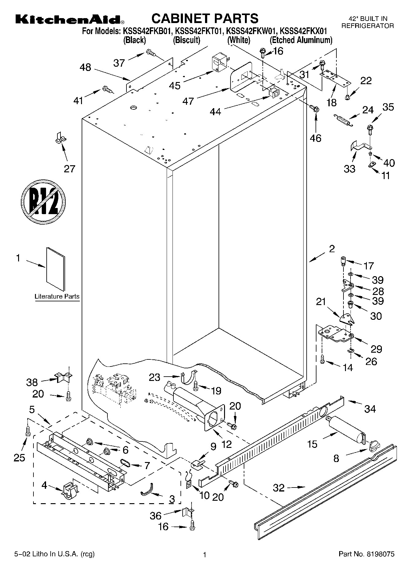 01 - CABINET, LITERATURE