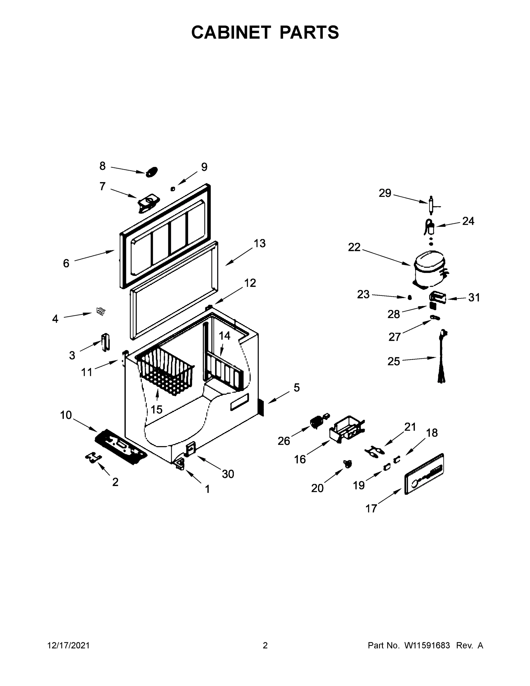 02 - CABINET PARTS