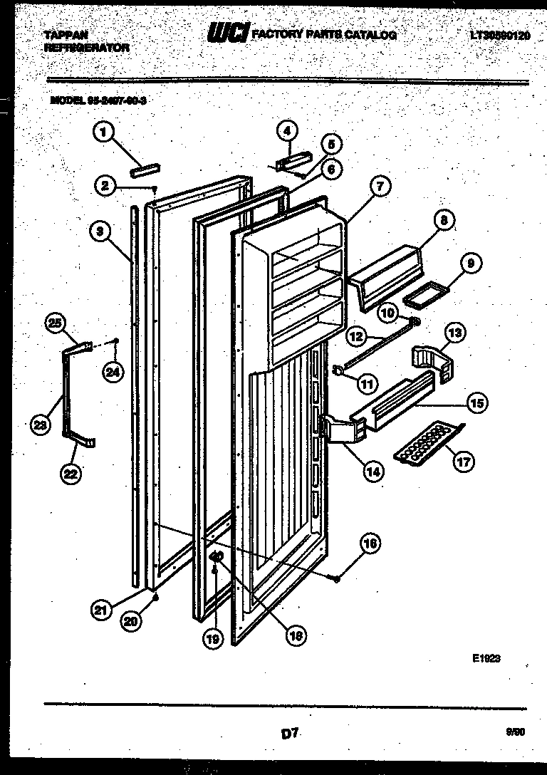 03 - REFRIGERATOR DOOR PARTS