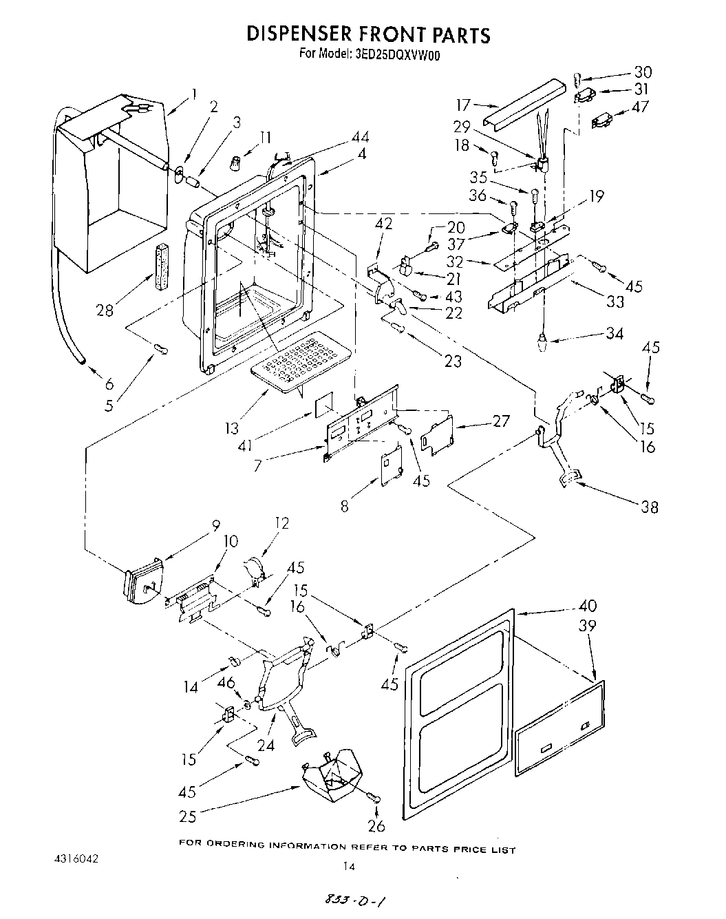 09 - DISPENSER FRONT