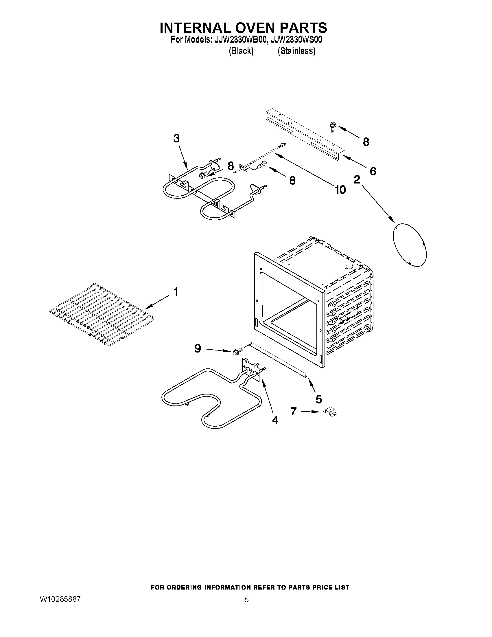 03 - INTERNAL OVEN PARTS
