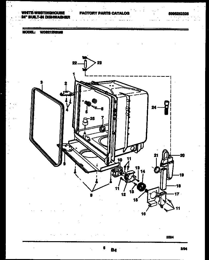 05 - TUB AND FRAME PARTS