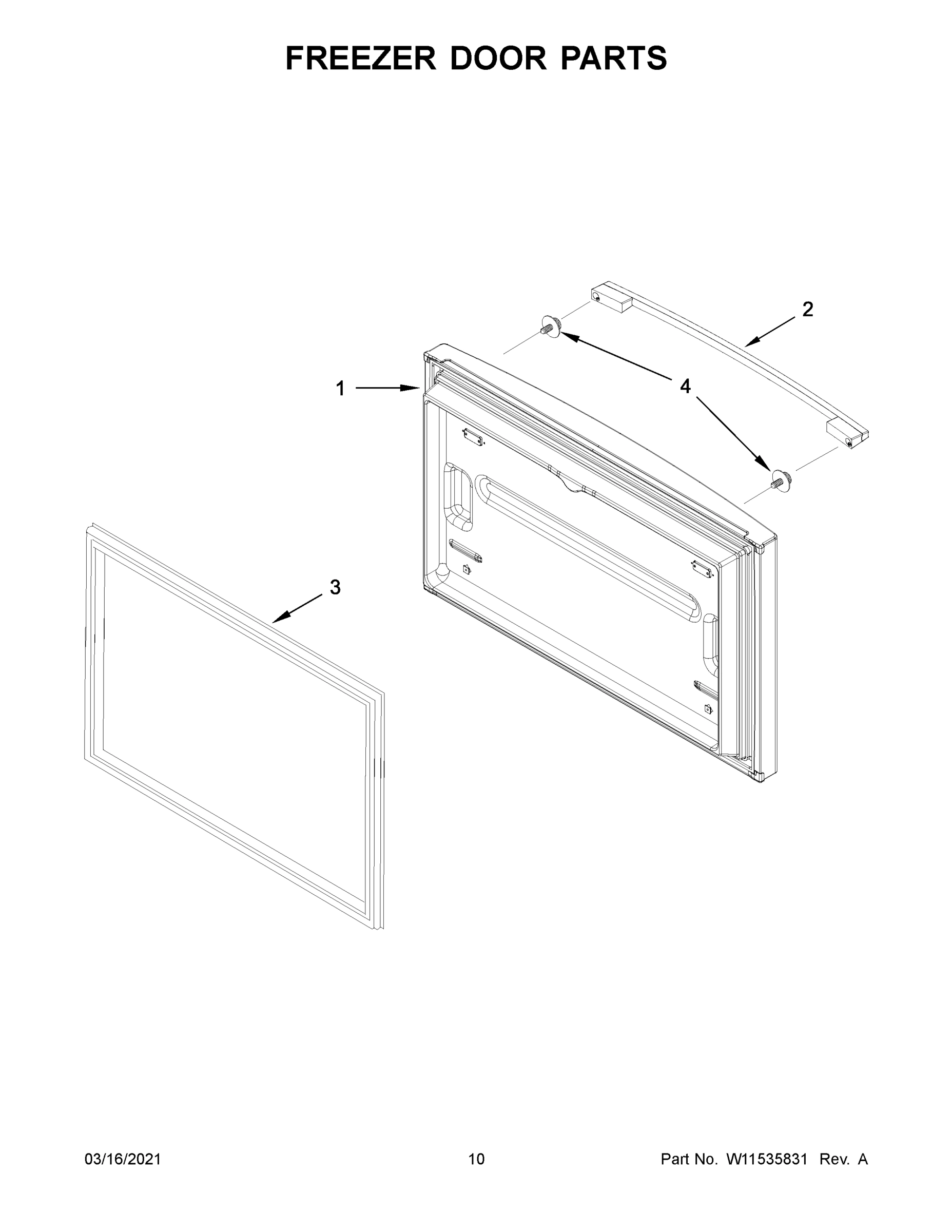 06 - FREEZER DOOR PARTS