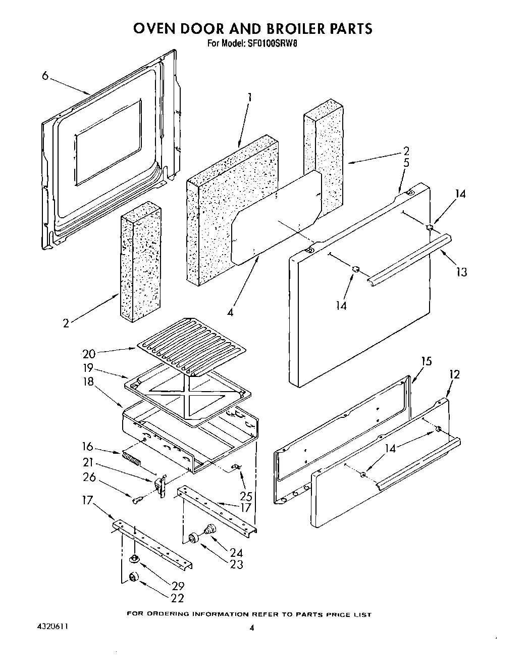 03 - OVEN DOOR AND BROILER